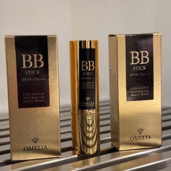  Y-韓國製造 OMELIA裸光遮瑕 奢金膠原BB粉底棒