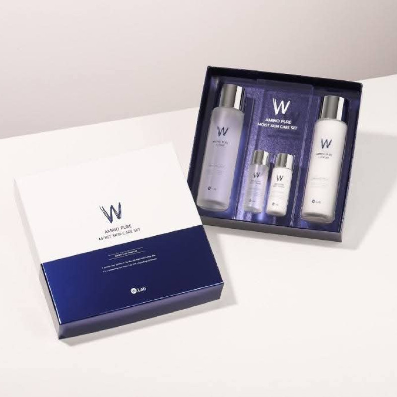 Y-韓國W.lab氨基純滋潤護膚4入組禮盒