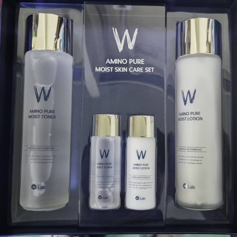 Y-韓國W.lab氨基純滋潤護膚4入組禮盒